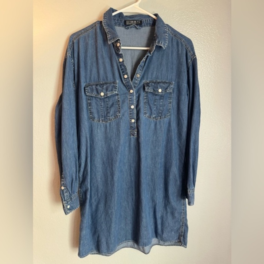 Cotton On Denim Dress Size Small